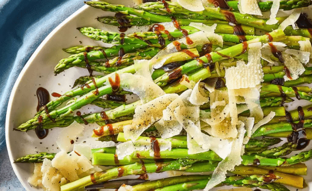 Spargel mit Balsamico und Parmesan ist "so einfach und schnell"